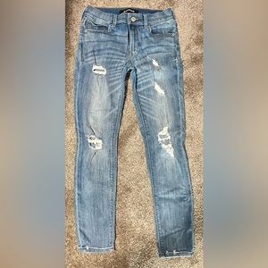 Express distressed ankle legging